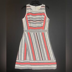 Kate Spade Multicolor Striped Mini Dress